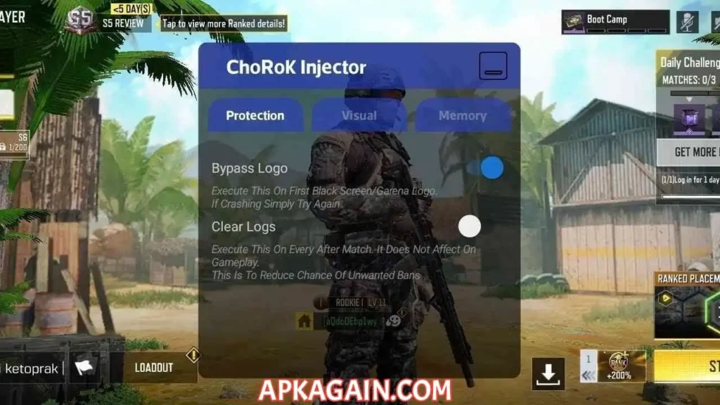 Chorok Injector APK Download – The Ultimate CODM Injector. screenshot