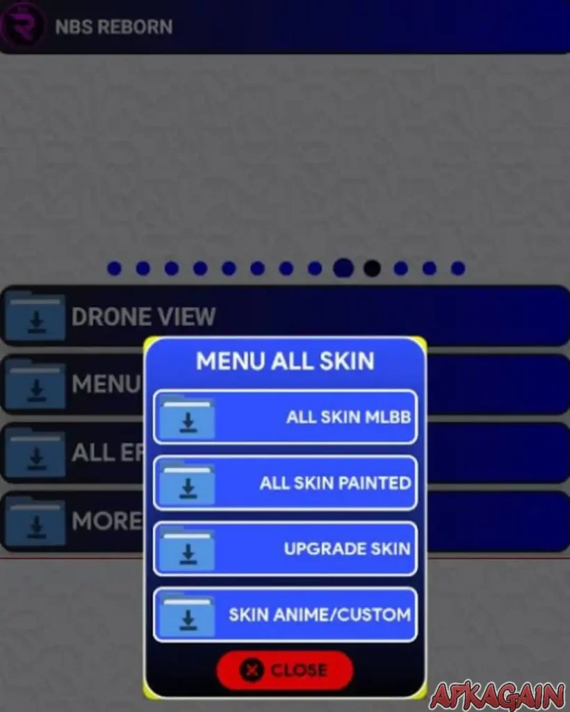 NBS Reborn 2025 APK – Best ML Skin Injector for Mobile Legends 2025.