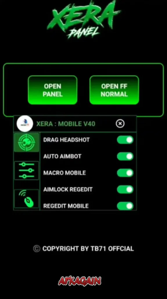Xera Panel Free Fire APK v12.2 Latest version 2025 