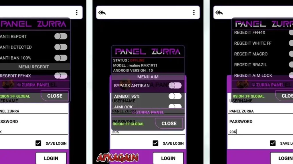Panel Zurra v.2 APK: Best Free Fire Tool For Android