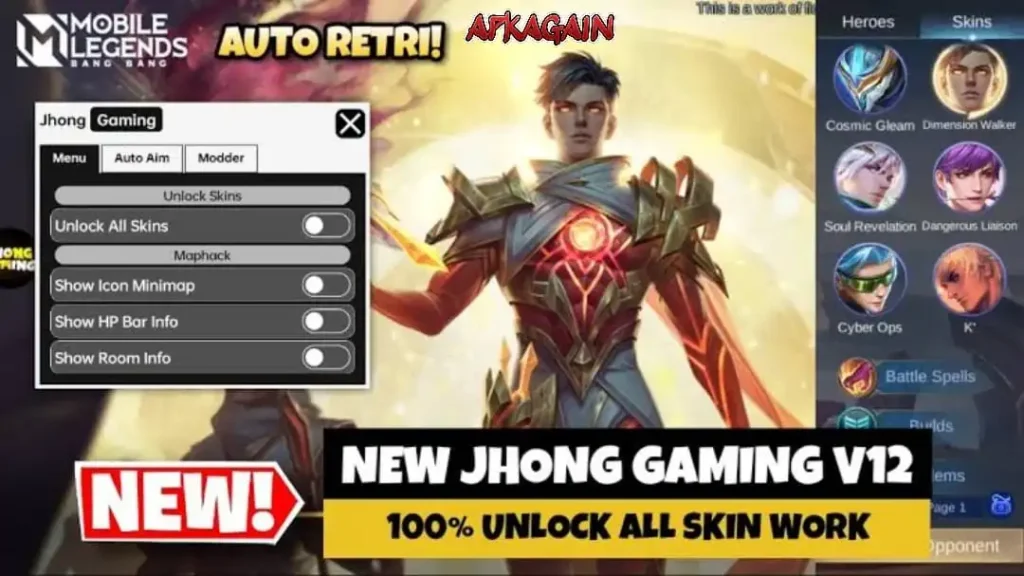 Jhong Gaming APK V44: Download Latest ML version for Android
