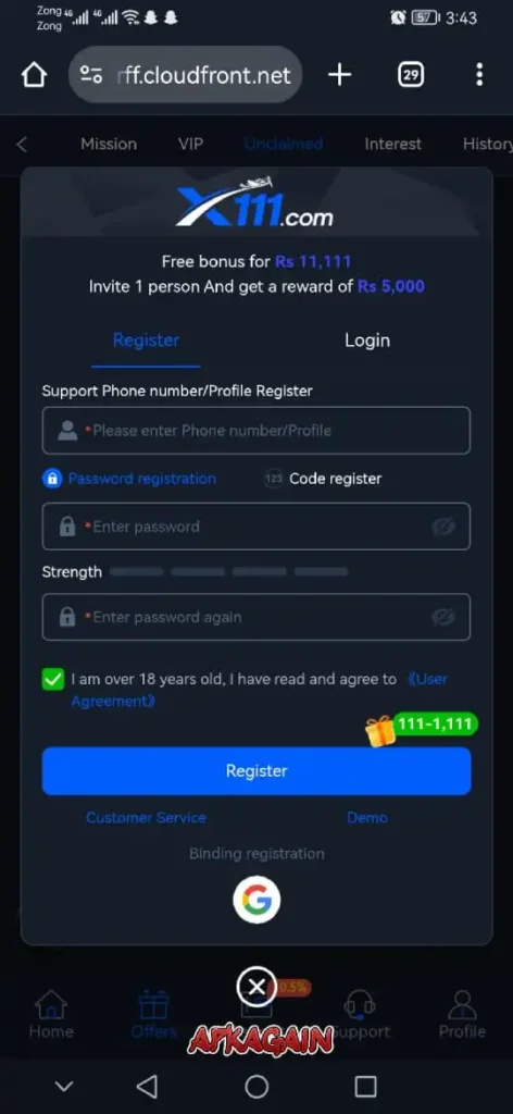 x111 Game: Download the best online earning Game in 2026