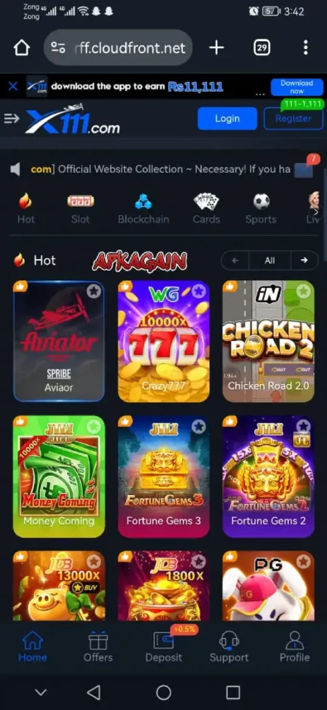 x111 Game: Download the best online earning Game in 2026